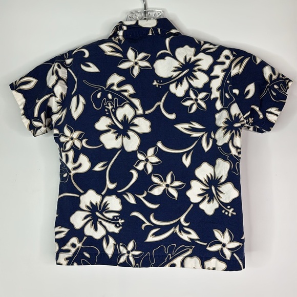 Hilo Hatties Blue Short Sleeve Button Up Shirt Size 3T - Picture 2 of 5